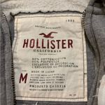 Hollister  Gray Full Zip Ribbed Hoodie Size M Photo 12