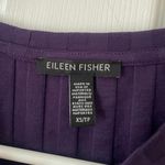 Eileen Fisher Purple Tencel Wide Rib Stretch Shirt Photo 3