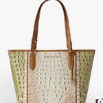 Brahmin Medium Asher Fern Williamette Leather Tote Bag Photo 10