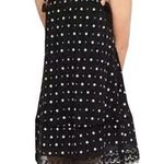 Old Navy  Bandana Dress Tie Shoulder Black Print Swing 100% Cotton Lace XSmall Photo 0