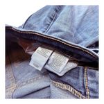 Lucky Brand CAPRI JEANS Women's 10 US 30 Waist Embroidered Floral Raw Hem Blue Photo 2