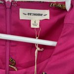 eesome Pink fuschia Mini Dress leopards cheetah Vibrant short balloon sleeve Photo 9