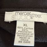 Mercer Street Studio Black Long Sleeve Christmas Winter Snowman Crewneck Shirt Size XL Photo 3