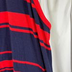 Gap  Maxi Dress XXL Womens Striped Sleeveless Casual Red Blue Knit‎ New Photo 5