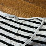 Acemi  Women’s Faux Wrap Bodysuit, Ribbed Fabric, Sz Lg Photo 2