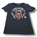 Netflix Stranger Things Shirt Size Medium Evil "Hellfire Club" Graphic Print Tee Unisex T-shirt Photo 0