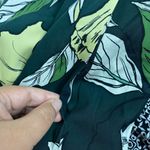 Classiques Entier Anthropologie Dress Green Yellow Stretch Silk Midi A-Line sz 4 Photo 6