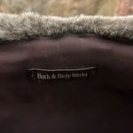 Bath & Body Works  Brown Basket with Faux Fur Trim Included stuffed bear- gift❤️ Photo 4