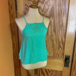 O'Neill O’Neill Green Feminine Lace Trimmed Tank Top Photo 6