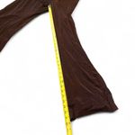 Princess Polly  Brown Velvet Flare Trousers High Rise US 8 Y2K Glam Photo 6