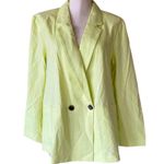 Apt. 9 NWOT  Lime Green / Pale Yellow  Linen Rayon Blend Lime Green Photo 1