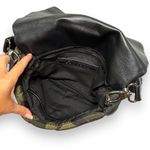 Sondra Roberts Green Quilted Camo Shoulder Bag Vegan Leather Crossbody Strap Photo 5