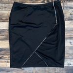 Bongo  Black Pencil Skirt with Zipper Detail Photo 0
