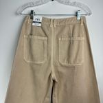 ZARA NWT  Marine Culotte Crop Pants Jeans Sz 4 Sand Beige Photo 10