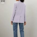 Thakoon Lilac Linen Blazer Size 6 Purple Photo 1