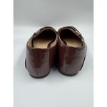 Clarks Women’s Size 9.5 Merlot Slip-On Loafer Leather Burgundy/Red Photo 4