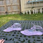 Vince  Kenna‎ Ankle Tie Strappy Sandals in Violetta 8.5 Photo 5