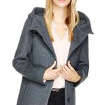 Aritzia Babaton Brady Wool Peacoat in Gray Size L Photo 0