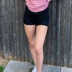 MTS Striped Short Sleeve Tee in Pink,White Photo 2