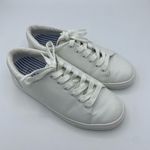 J.Crew Factory Road Trip Lace Up Sneakers White BC186 Women Size 6 Photo 1