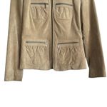 Banana Republic Y2K VTG Women Leather Suede Jacket 2 Camel Classic Retro Cowgirl Photo 6