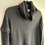 Lacoste Gray Textured Merino Wool Sweater Mini Dress - size 36 (Small) Photo 5