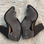 Vince Camuto  Gray Women's Heeled Ankle Boots size 10 excellent condition Photo 13