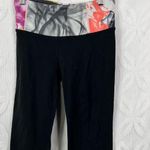 Lululemon  Tadasana Slit Crop Yoga Black‎ Legging Size 4 Photo 7