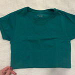 Aerie  Teal Crop Top Photo 0