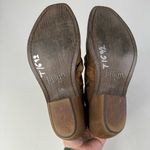 Latigo  Paz Brown Leather Braided Detail Square Toe Ankle Boots Size 9 Photo 8