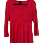 Willi Smith 🚨 SALE ‼️ Will smith coral pink gathered bust blouse medium Photo 0