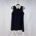 Nanette Lepore NWT  Lace Collared Pleated Shift Dress Photo 4