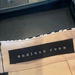 Endless Rose  Black and Pink Embroidered Mini Skirt Photo 1