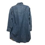 Universal Threads Universal Thread Denim Shirt Dress Blue Womens Size Small Snap Front Long Sleeve Photo 6