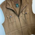 Lauren Ralph Lauren Dry Goods Supply Co. Women’s Brown Faux‎ Suede Vest XL Photo 4
