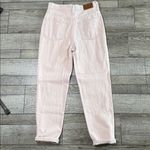 Madewell  Light Pink/Blue Denim Mom Jeans Photo 1