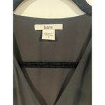 Bar III Womens Formal Long Sleeve Wrap Dress Midi Black S Photo 3