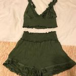 Illa Illa Boutique Dark Green Two-Piece Set Photo 0