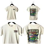 2012 Distressed Thunder In The Channels T Shirt Lake Elsinore California White S Photo 1