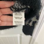 Black and Gray Crew Neck‎ Sweater with Abstract Pattern Size undefined Photo 3