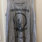 FINAL MARKDOWN Ladies Bella racerback tank large Gray Photo 0