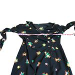 ASOS  long black floral dress Photo 2