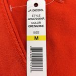 Joseph A  NWT Orange Grenadine Cold Shoulder Short Sleeve Lightweight Sweater Photo 7