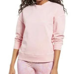 Abound BP. Organic Cotton Crew Neck Solid Pullover Sweatshirt in Pink Candy, Size XS‌‌ Photo 0