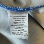 Cabana Life Aqua Tropical Floral Cinch Dress L Large Sleeveless V Photo 7