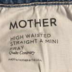 Mother Superior High Waisted Straight A Fray Quite Contrary Skirt Size 28‎ Blue Photo 12