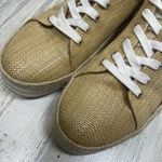 Jack Rogers Mia Rattan Platform Sneakers size 9 Natural Resortwear Preppy Photo 6