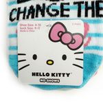 Hello Kitty  Womens No Show Socks Sanrio Cute Nerdy Girly Gift Colorful Striped Photo 1