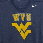 Nike WVU West Virginia University  Women's V-Neck Tee Shirt, Small Photo 1