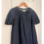 Max Mara S  2022/2023 Denim Shirt Dress Embroidered Beaded‎ US 10 Photo 5